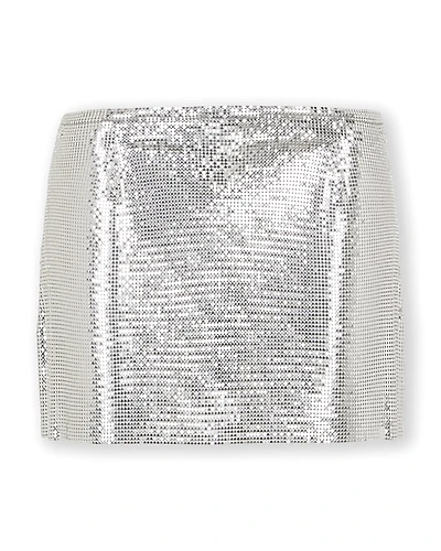 Rabanne Metal Mesh Mini Skirt