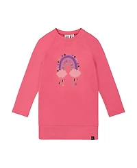 Deux par Girls' Super Soft Tunic Tee with Embroidery