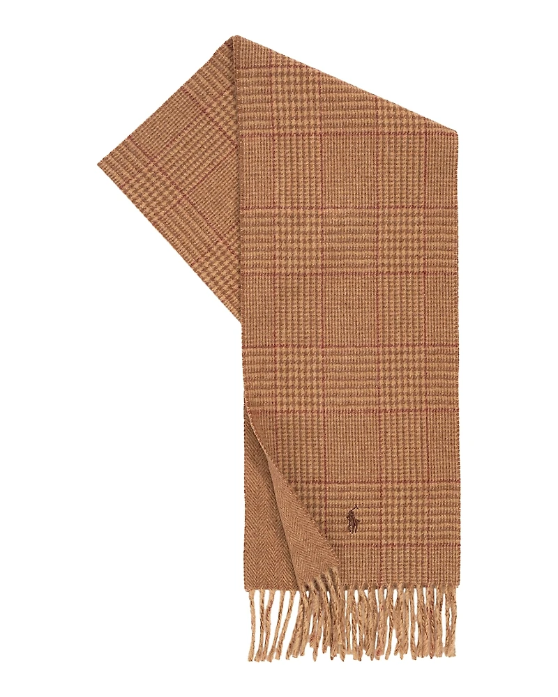 Polo Ralph Lauren Wool Blend Reversible Scarf