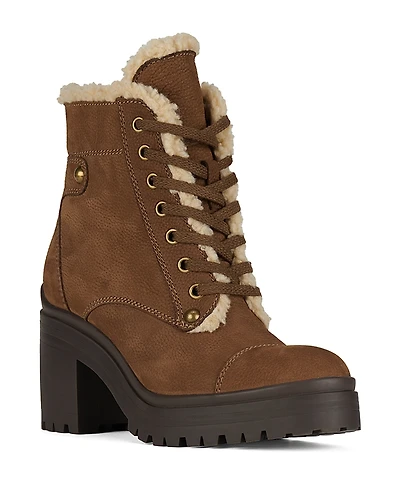 Jeffrey Campbell Women's Scaveng Faux Fur Hiker Boots