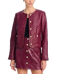 Cinq a Sept Brooke Faux Leather Jacket