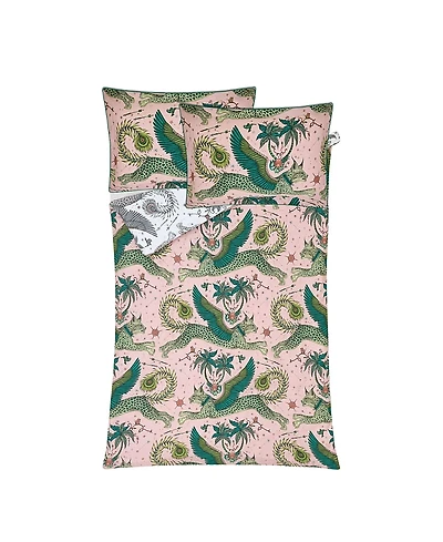 Emma J Shipley Lynx Blush Print Duvet Cover, Twin