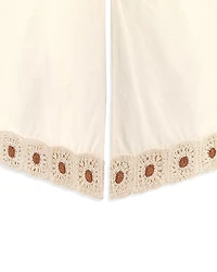 Crane Baby Crochet Crib Skirt