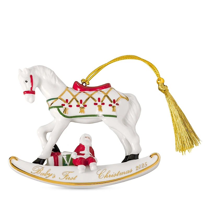 Villeroy & Boch Christmas Classics Annual Rocking Horse Ornament 2025