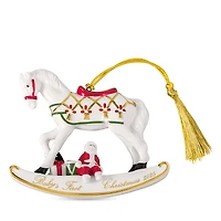 Villeroy & Boch Christmas Classics Annual Rocking Horse Ornament 2025
