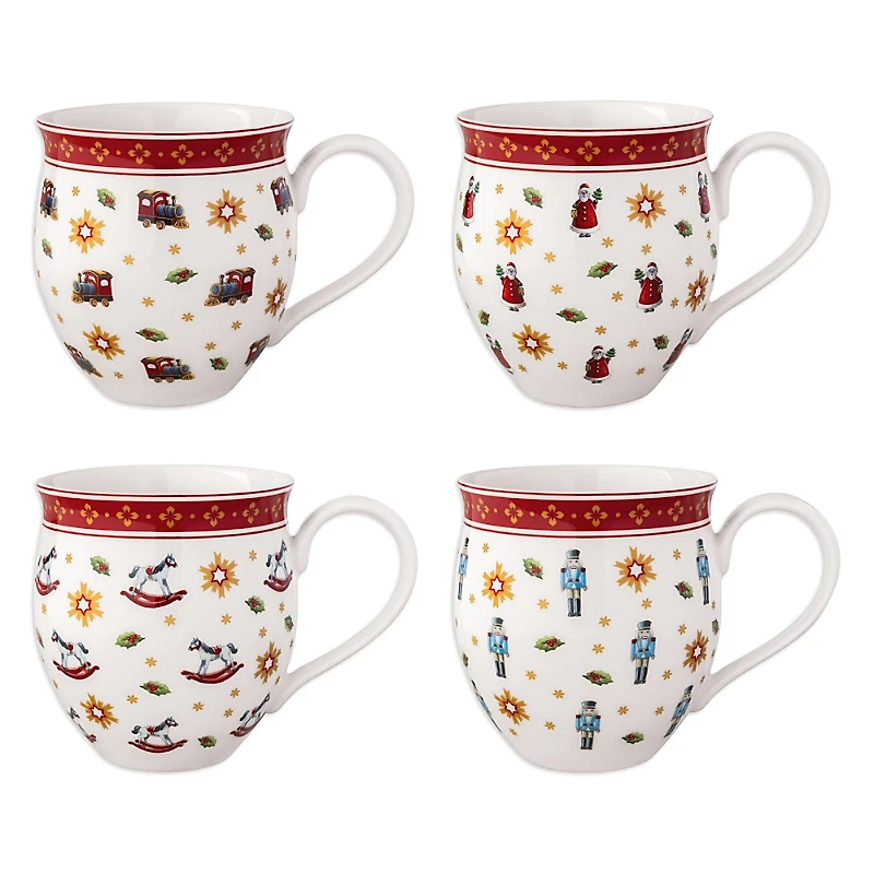 Villeroy & Boch Toy's Delight Anniversary Mug, Set of 4