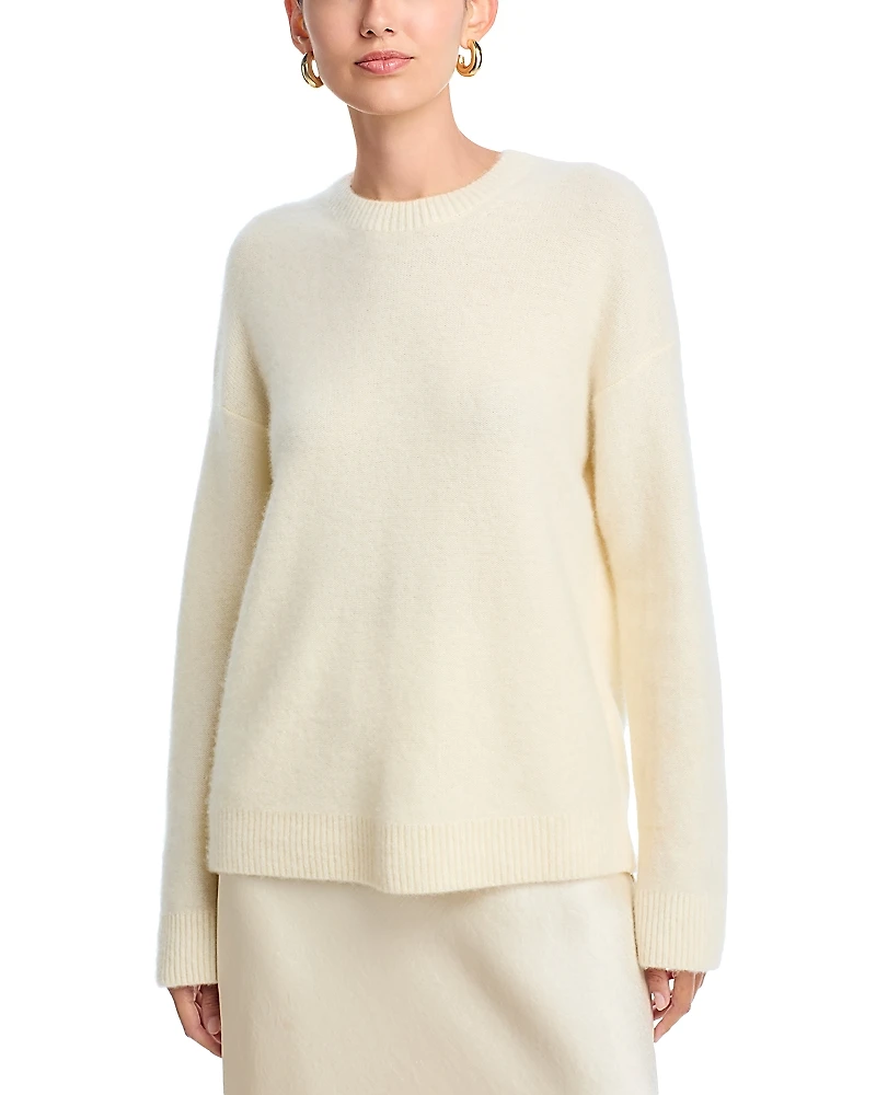 Vince Boiled Cashmere Crewneck Sweater