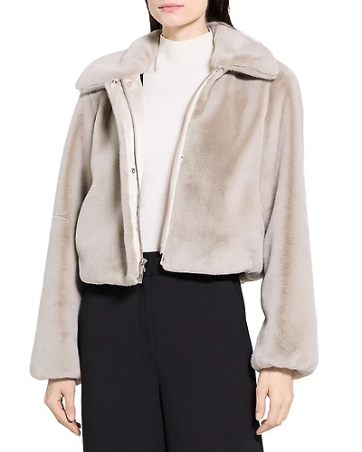 Theory Faux Fur Jacket