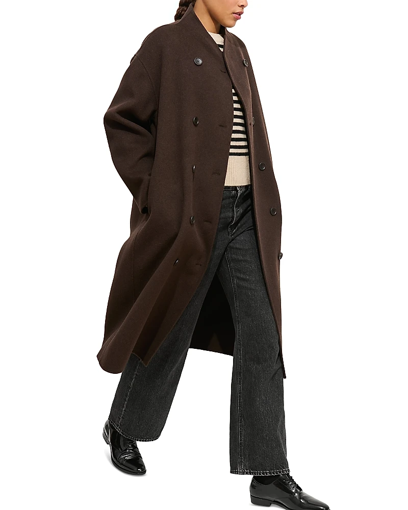 Alex Mill Sophia Wool Blend Long Coat