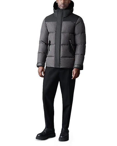 Mackage Riley-Mht Removable Shearling Lined Bib Quilted Down Jacket