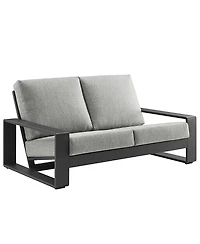 Modway Lirienne Outdoor Patio Aluminum Loveseat