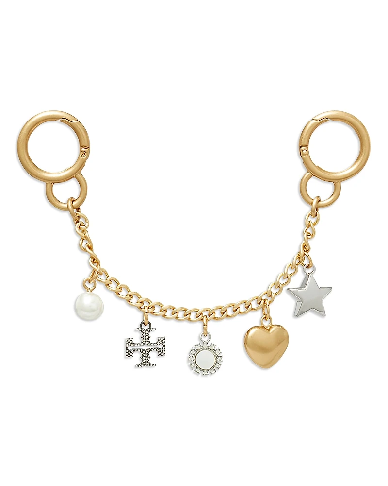 Tory Burch Charms Chain Key Fob