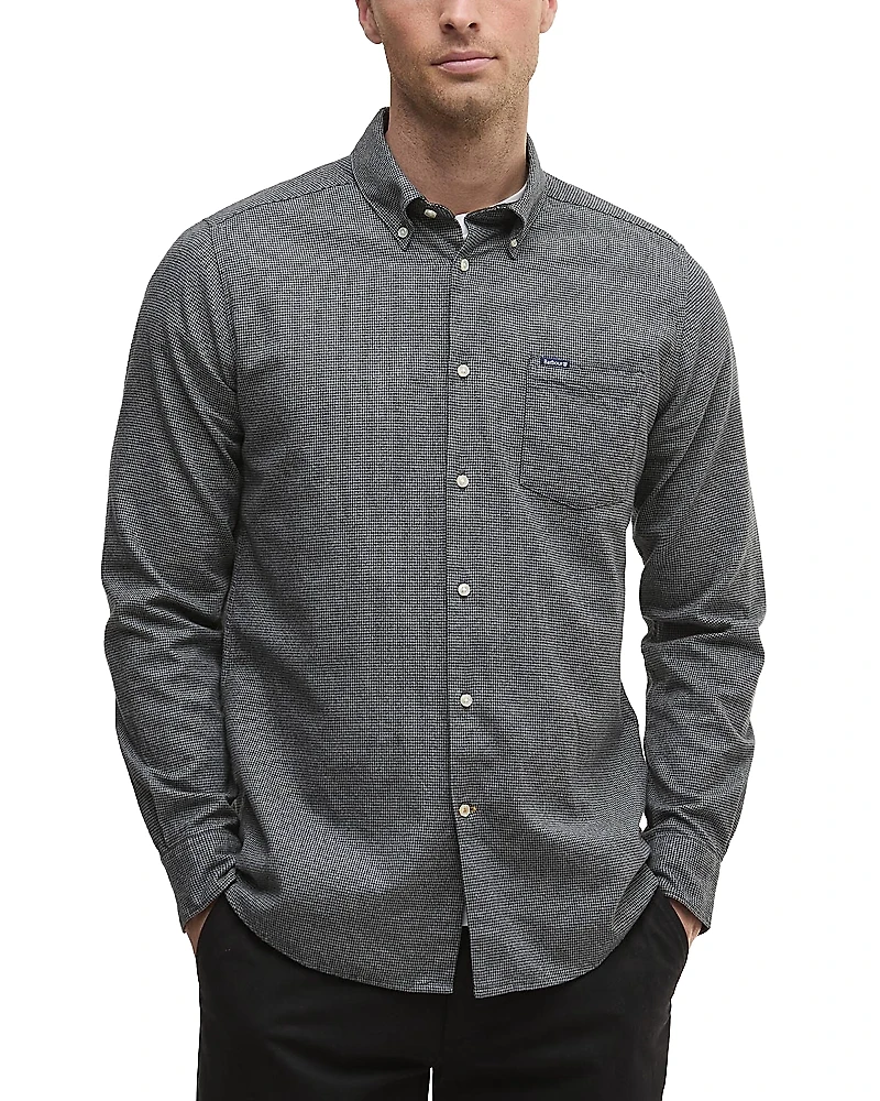 Barbour Turner Tailored Fit Houndstooth Shirt