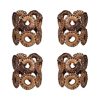 Juliska Rustic Ring Napkin Rings, Set of 4