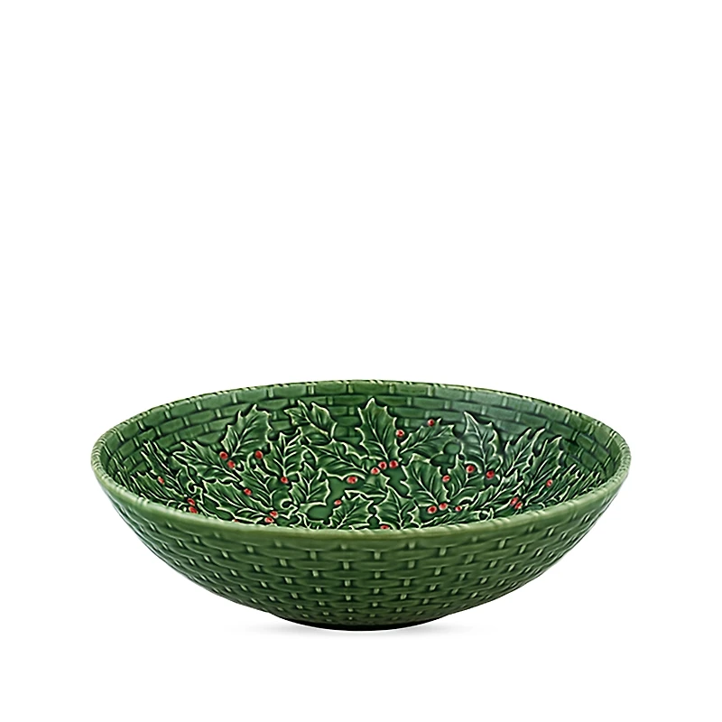 Bordallo Pinheiro Holly Salad Bowl
