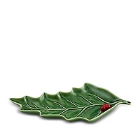 Bordallo Pinheiro Holly Large Leaf Platter