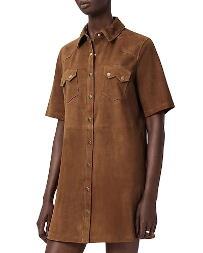 Allsaints Rock Suede Dress