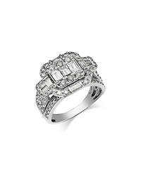 Bloomingdale's Fine Collection Mixed Cut Diamond Band Ring