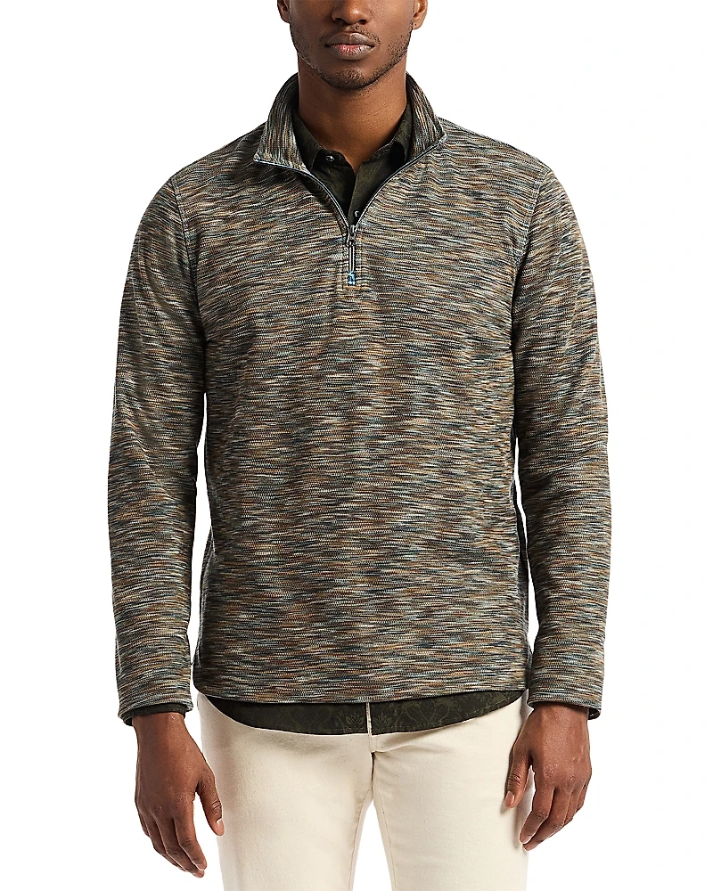 Robert Graham Matson Quarter Zip Sweater