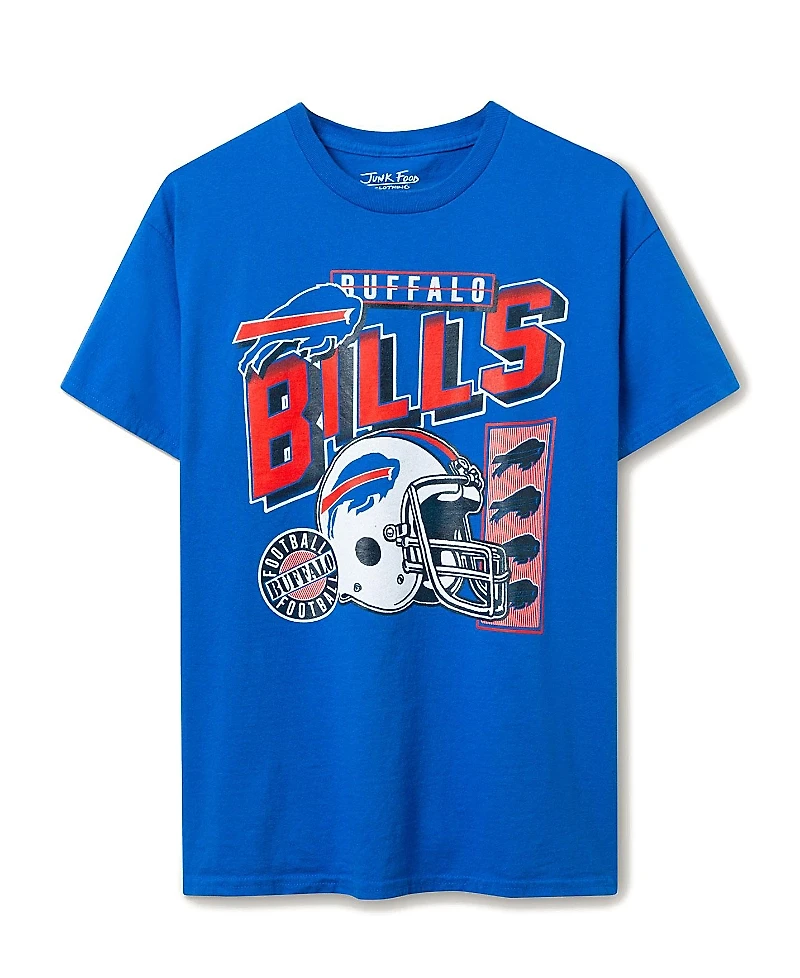 Junk Food Clothing Unisex Nfl Buffalo Bills Checkdown Flea Market Tee