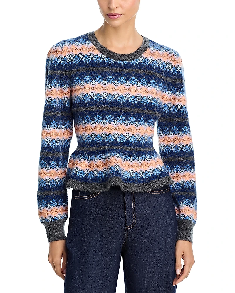 Cinq a Sept Evelyn Wool Blend Crewneck Sweater