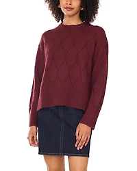 Vince Camuto Pointelle Pattern Sweater