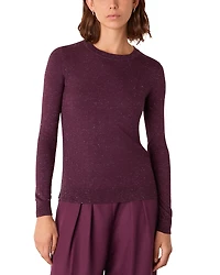 Whistles Annie Sparkle Crewneck Top