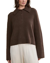Jenni Kayne Cashmere Stevie Polo Sweater