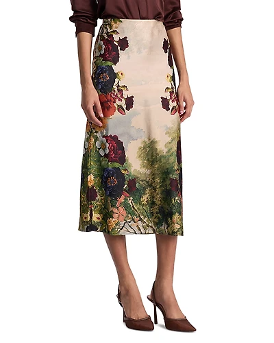 Alice and Olivia Maeve Slip Skirt