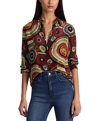 Alice and Olivia Willa Silk Shirt