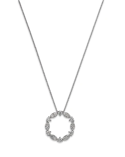 Bloomingdale's Fine Collection Luxe Collection Certified Lab Grown Diamond Circle Pendant Necklace