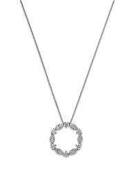 Bloomingdale's Fine Collection Luxe Collection Certified Lab Grown Diamond Circle Pendant Necklace