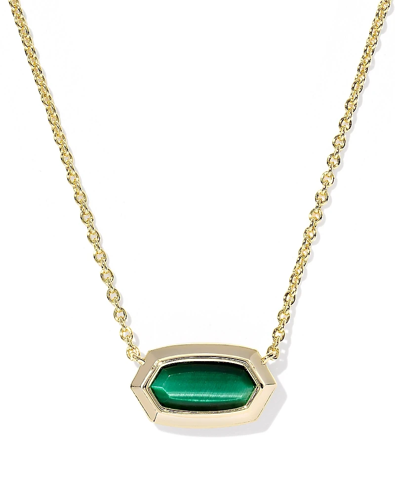 Kendra Scott Elisa Stone Bezel Pendant Necklace, 16-19