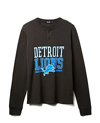 Junk Food Clothing Unisex Nfl Detroit Lions Long Sleeve Henley