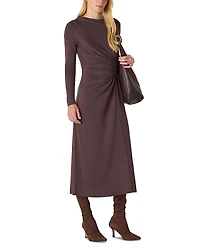 Whistles Ruched Detail Midi Dress