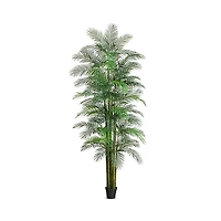 Nearly Natural 12' Uv Resistant Artificial Areca Palm Tree (Indoor/Outdoor)