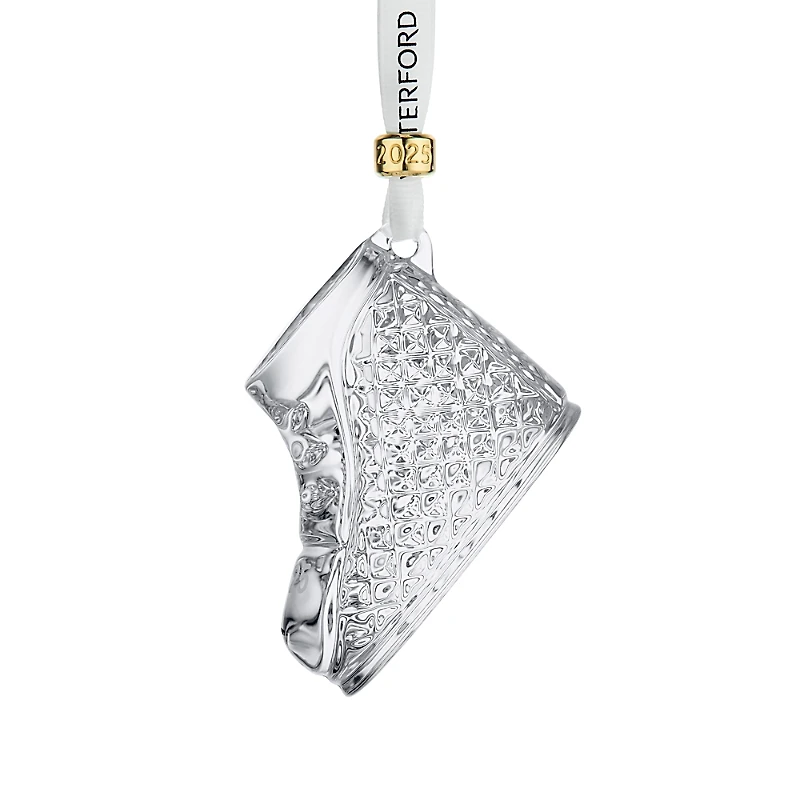 Waterford 2025 Annual Crystal Baby's First Boot Ornament