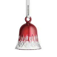Waterford Lismore Bell Ornament - Red