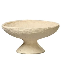 Jamie Young Garden Cotton Mache Pedestal Decorative Bowl