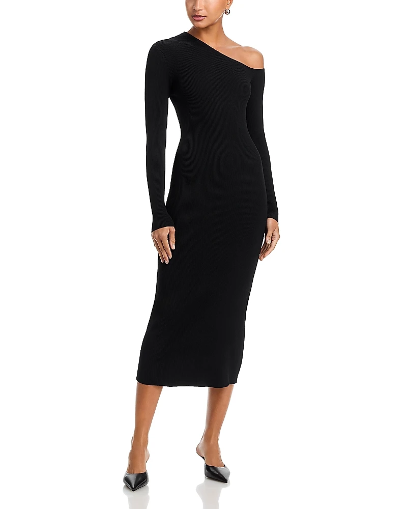 Staud Lois One Shoulder Dress