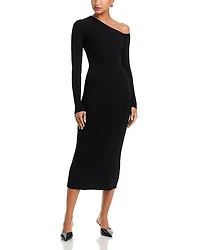 Staud Lois One Shoulder Dress