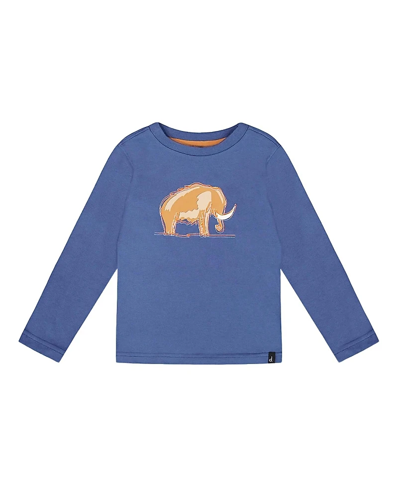 Deux par Boys' Organic Cotton Long Sleeve T-Shirt - Little Kid, Big Kid