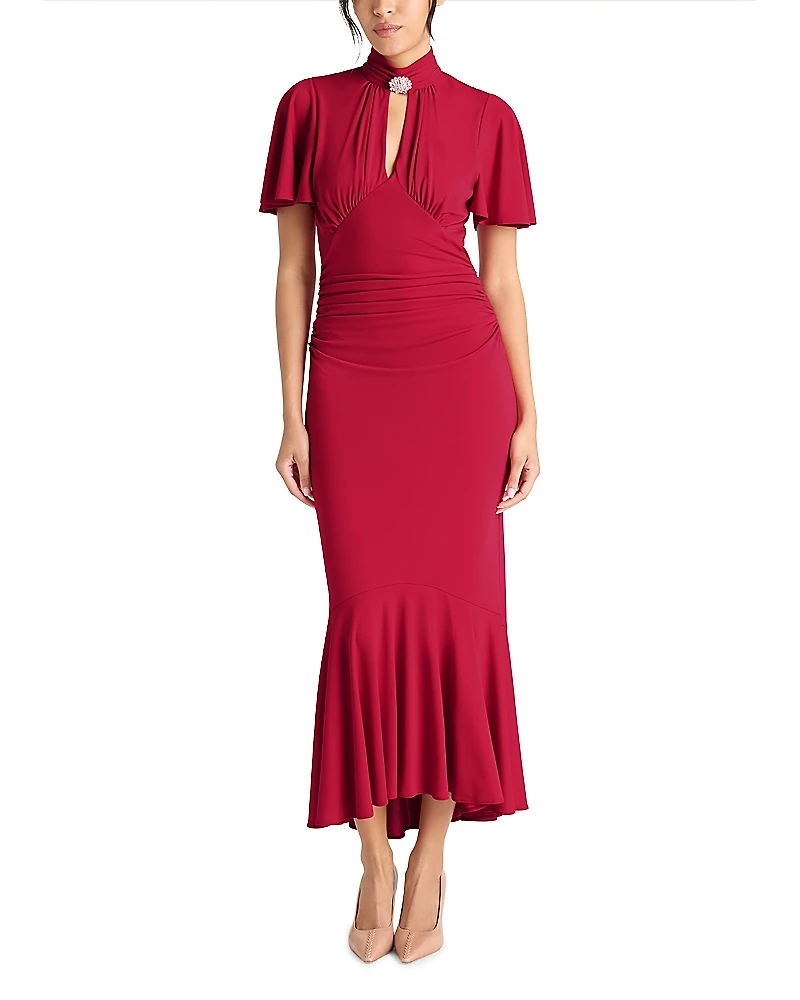 Cinq a Sept Rosita Keyhole Midi Dress