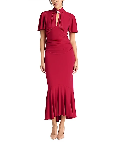 Cinq a Sept Rosita Keyhole Midi Dress