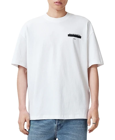 Allsaints Redact Graphic Logo Tee