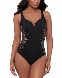 Miraclesuit Costa D'Oro Temptress One Piece Swimsuit