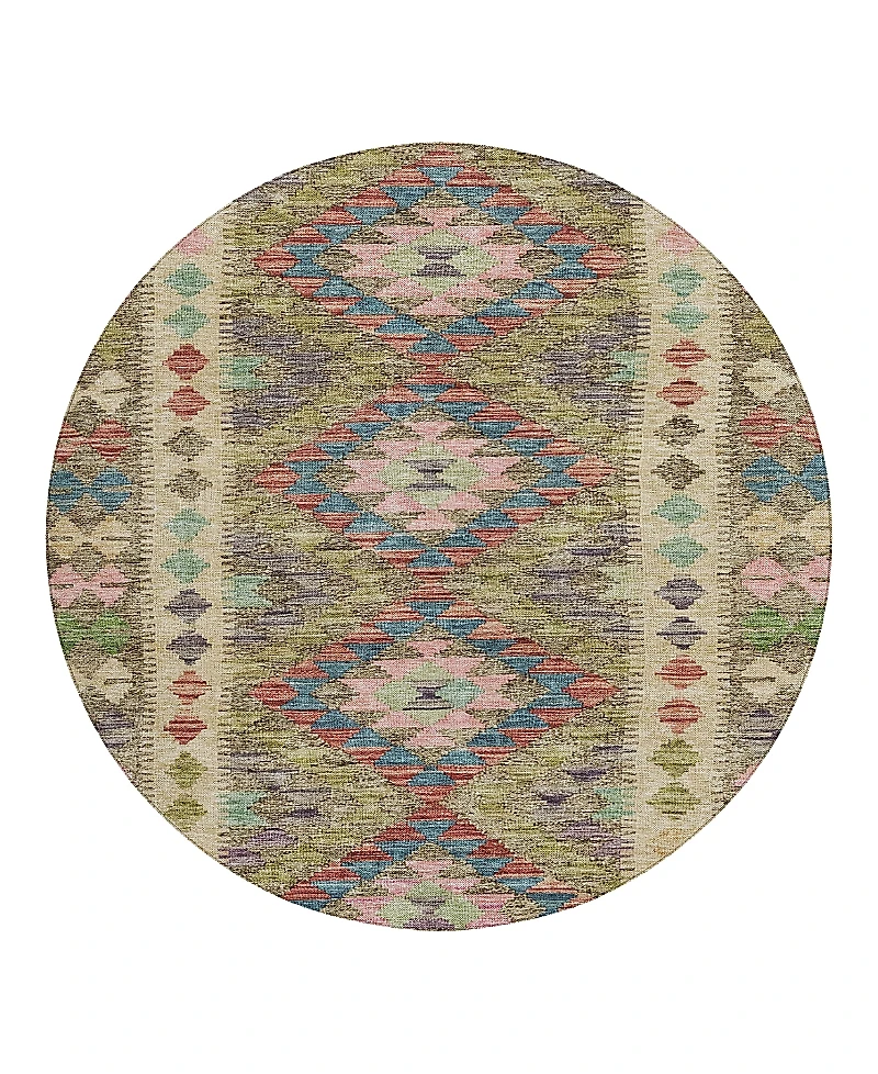 Dalyn Rug Company Solace Washable SL13 Round Area Rug 8'0 x 8'0
