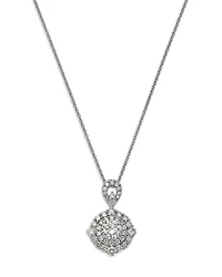 Bloomingdale's Fine Collection Certified Diamond Halo Pendant Necklace