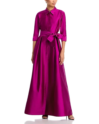 Teri Jon by Rickie Freeman Shirt Dress Gown