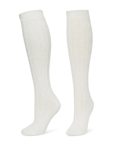 Hue Cable Knee Socks